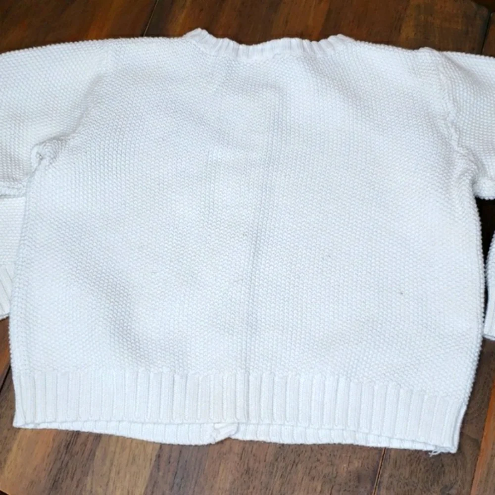 Gymboree Floral Applique Cardigan Sweater Sz 4T